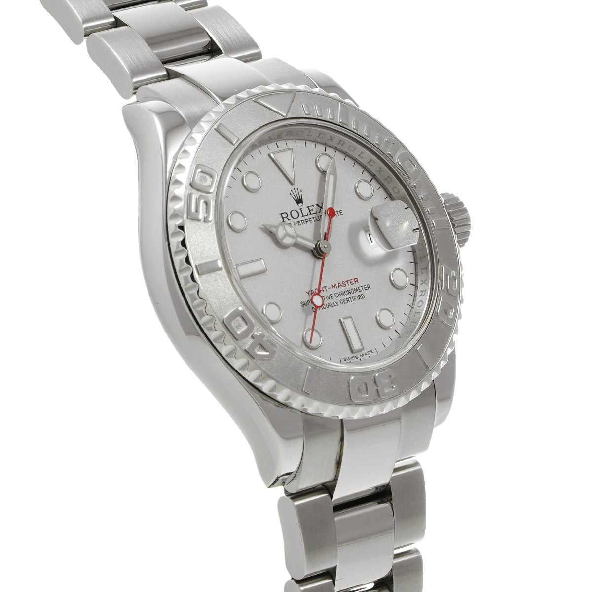 Yacht-Master Rhodium 16622 V (manufactured circa 2008) Gray ROLEX Men's [Pre-Owned].