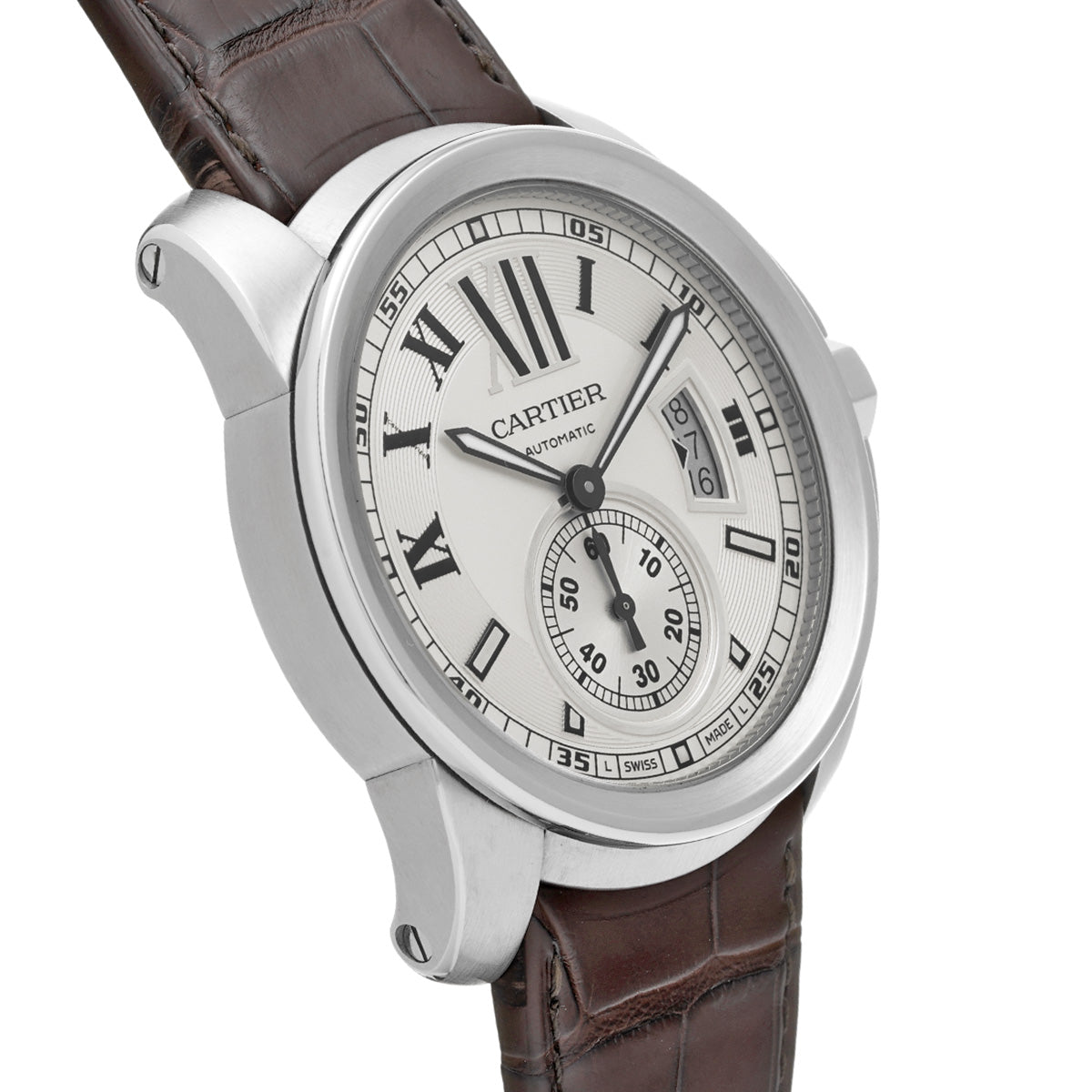 Calibre de Cartier W7100037 Silver CARTIER Men's [Pre-owned].