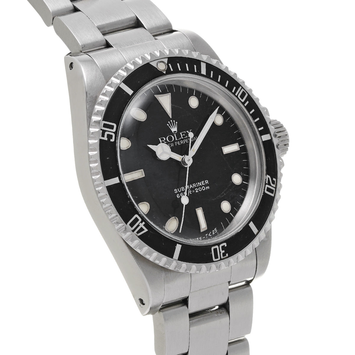 Submariner 5513 No. 97 (manufactured circa 1986) Black ROLEX Men's [Pre-Owned].