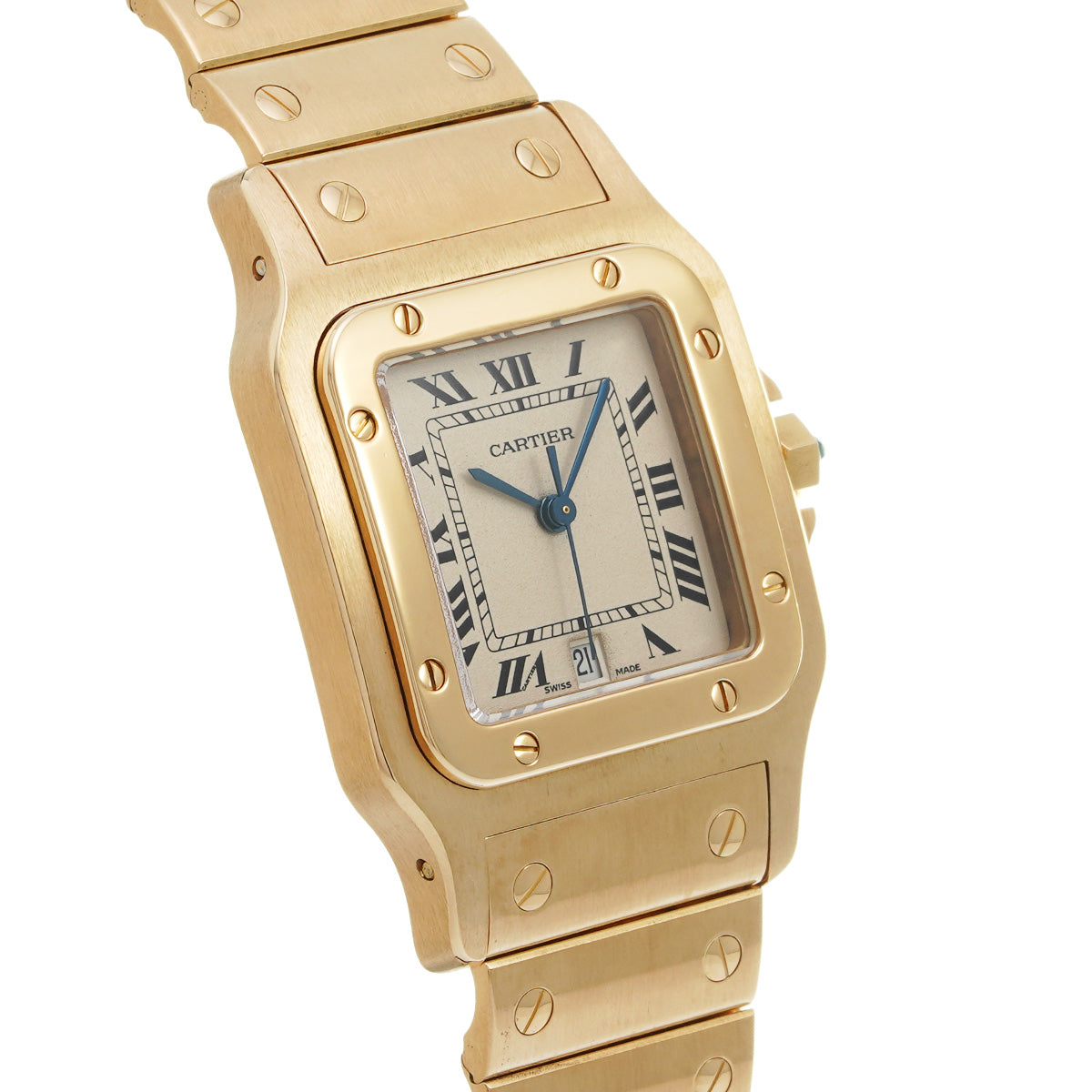 Santos Garbet LM W20009C5 Ivory CARTIER Ladies [Pre-owned].