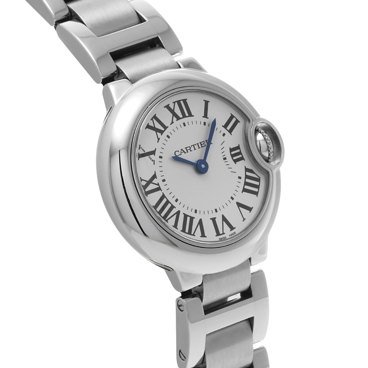 Ballon Bleu de Cartier 28mm W69010Z4 Silver CARTIER Ladies [Pre-owned]