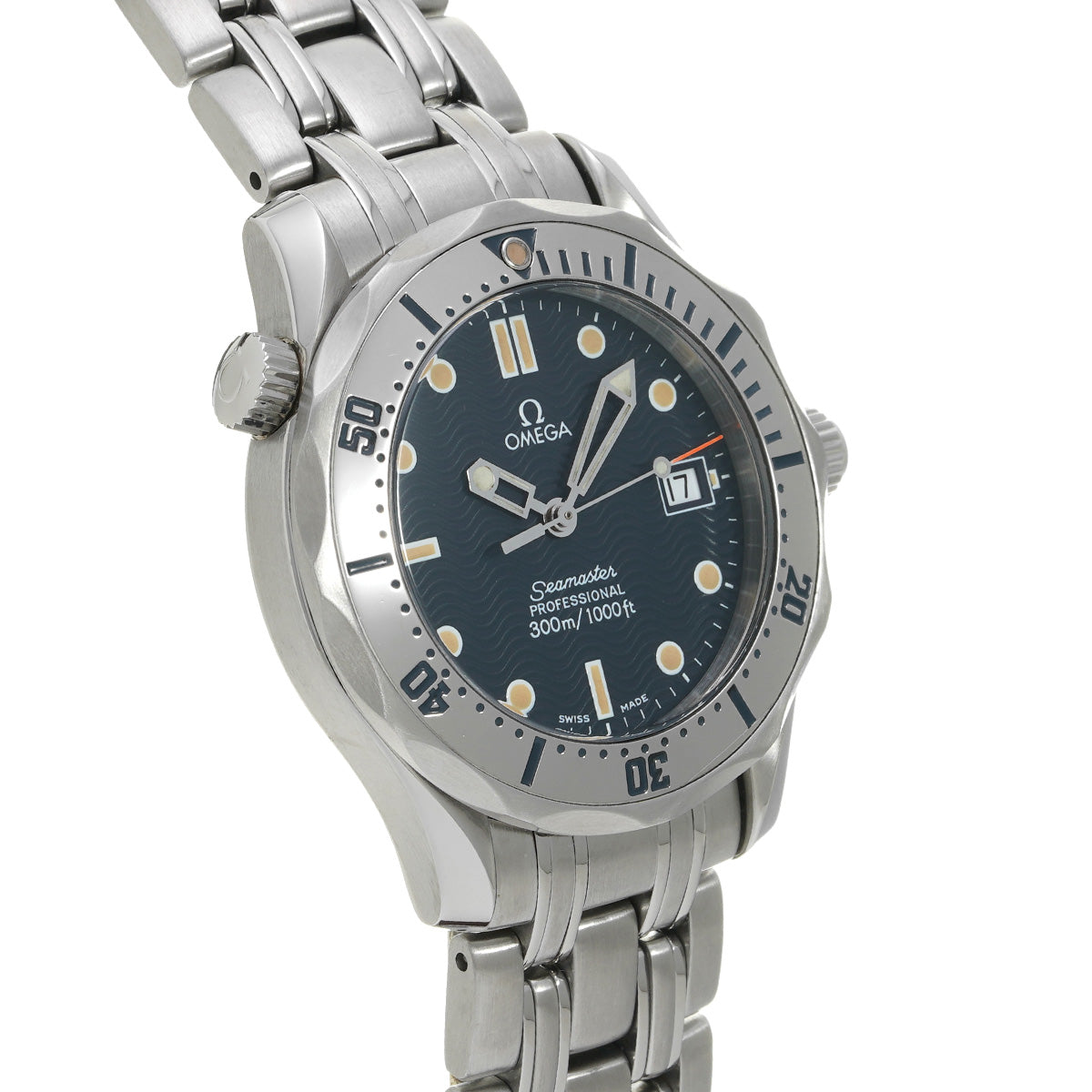Seamaster 300 Mid Size 2562.80 Blue OMEGA Unisex [Pre-owned].