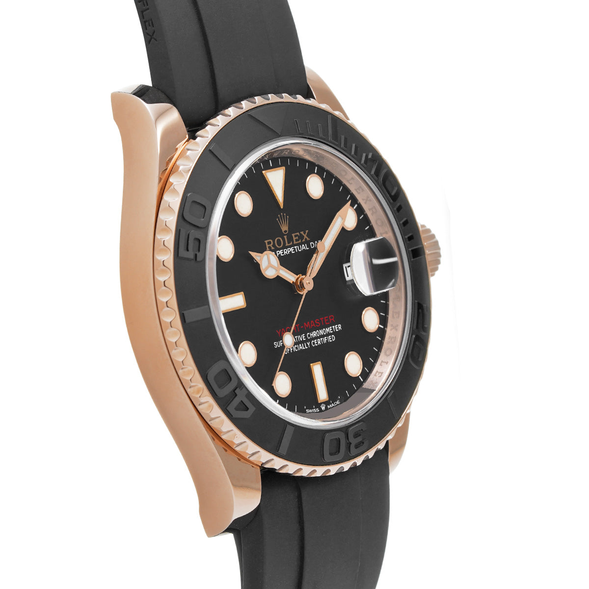 Yacht-Master 40 126655 Random Serial Black ROLEX Men's [Pre-Owned].