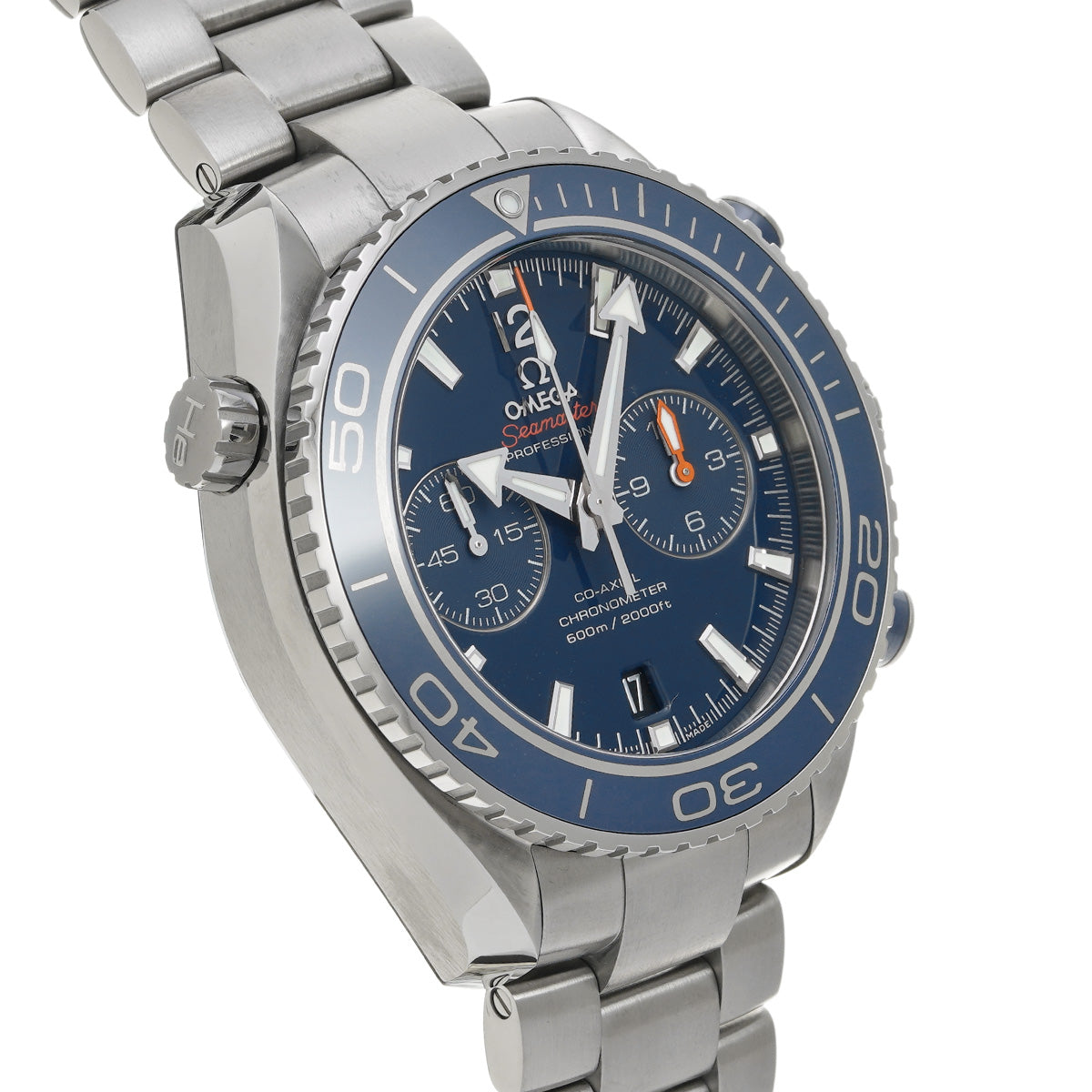 Seamaster Planet Ocean 600 Co-Axial Chronograph 232.90.46.51.03.001 Blue OMEGA Mens [Pre-Owned].