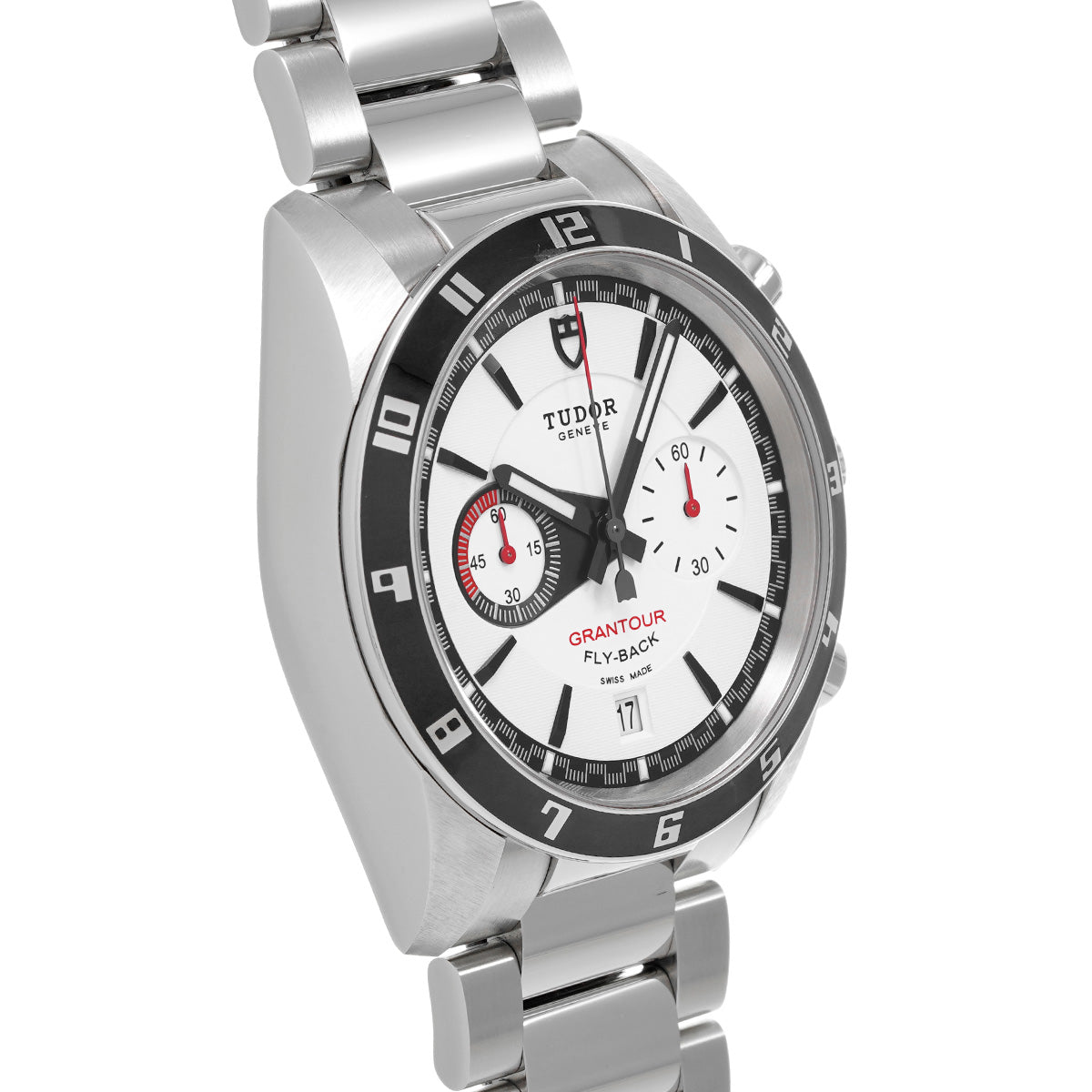 Grand Tour Chrono Flyback 20550N White TUDOR Men's [Pre-Owned].