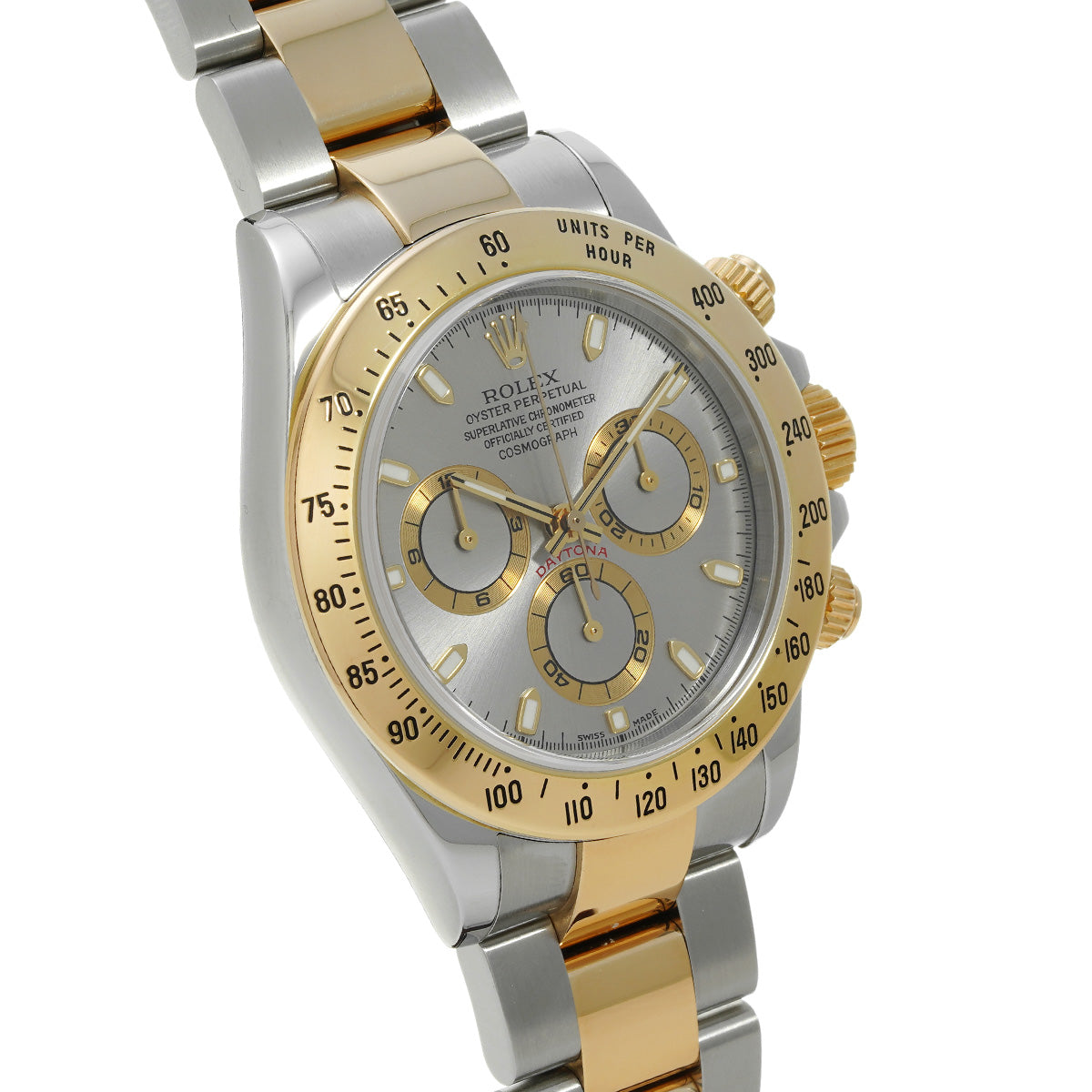 Cosmograph Daytona 116523 Y (manufactured circa 2002) Gray ROLEX Men's [Pre-Owned].