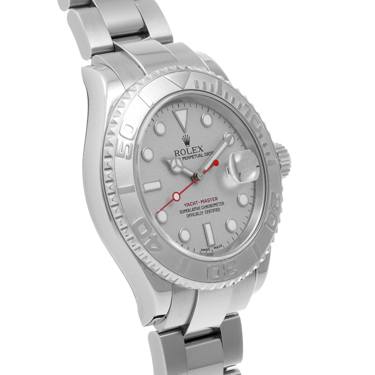 Yacht-Master Rhodium 16622 F (manufactured circa 2003) Gray ROLEX Men's [Pre-Owned].