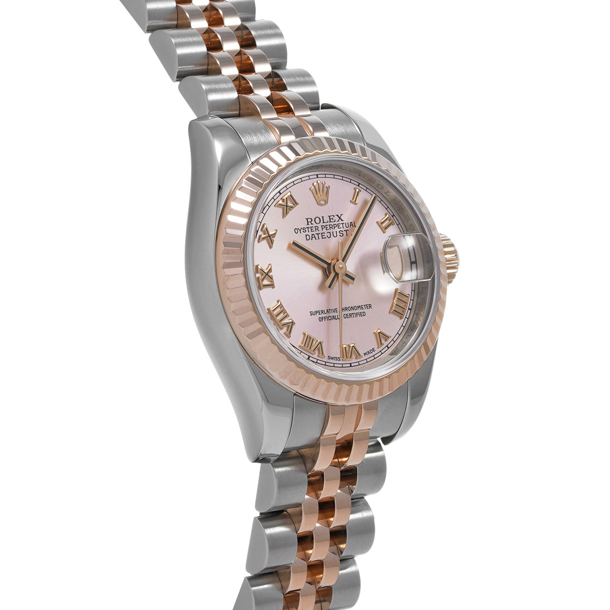 DATE JUST 179171 D (manufactured circa 2006) Pink ROLEX Ladies [Pre-Owned].