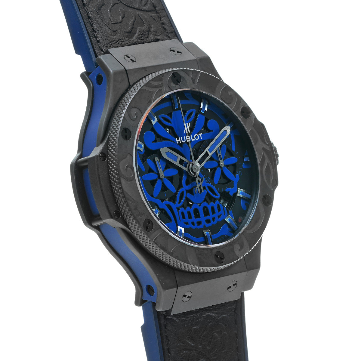 Big Bang Sugar Skull Blue Cobalt 311.CI.1190.VR.AKS16 Black HUBLOT Men's [Pre-owned]