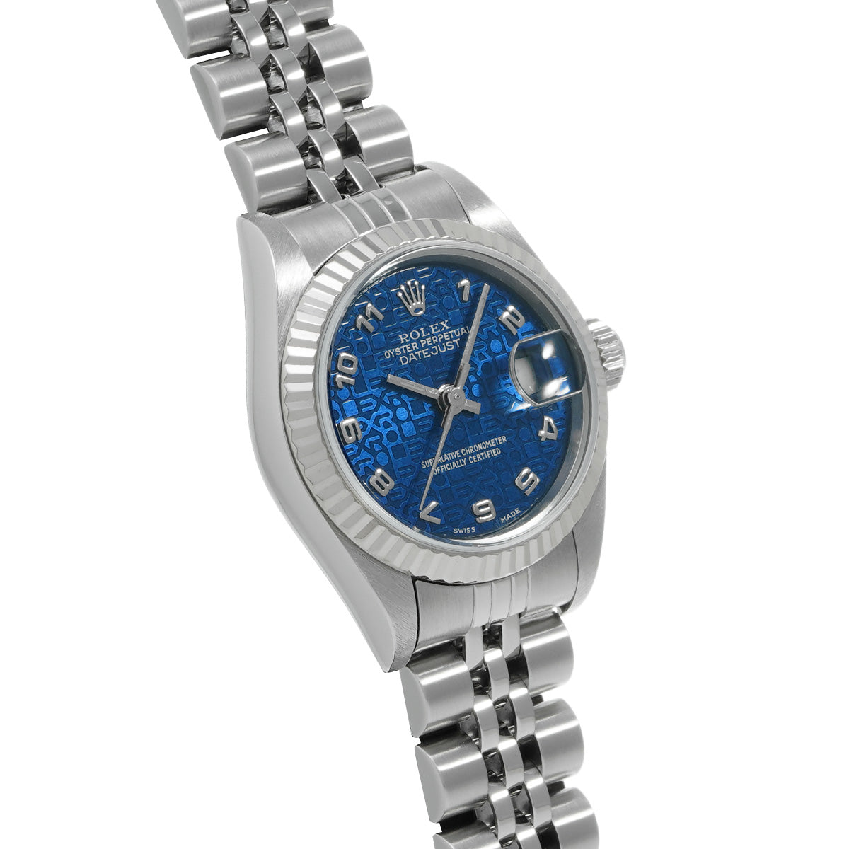 Datejust 79174 P (manufactured circa 2000) Blue Computer ROLEX Ladies [Pre-Owned].