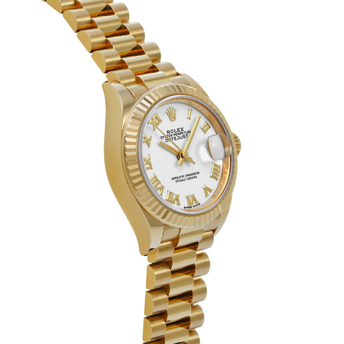 DATE JUST 28 279178 Random Serial White ROLEX Ladies [Pre-owned].