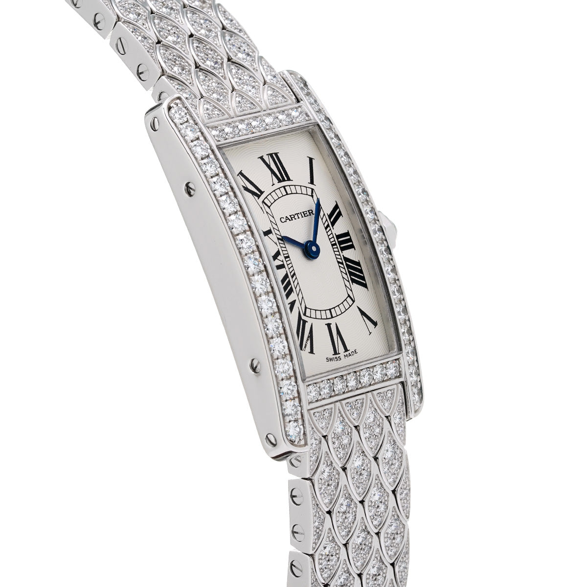 Tank American HPI00620 Silver CARTIER Ladies [Pre-owned]