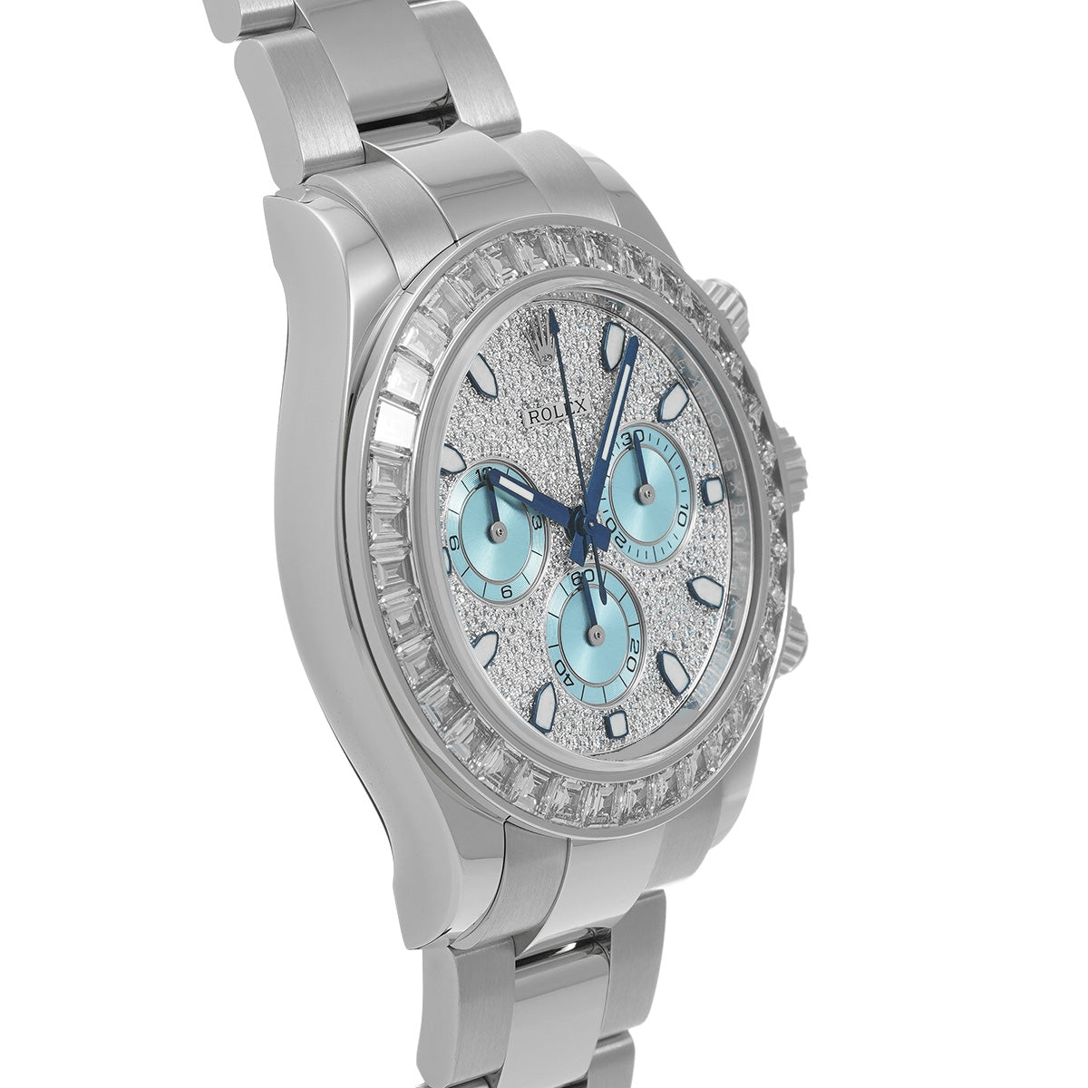 Cosmograph Daytona 116576TBR Random Serial Ice Blue/Diamond ROLEX Men's [Pre-Owned].