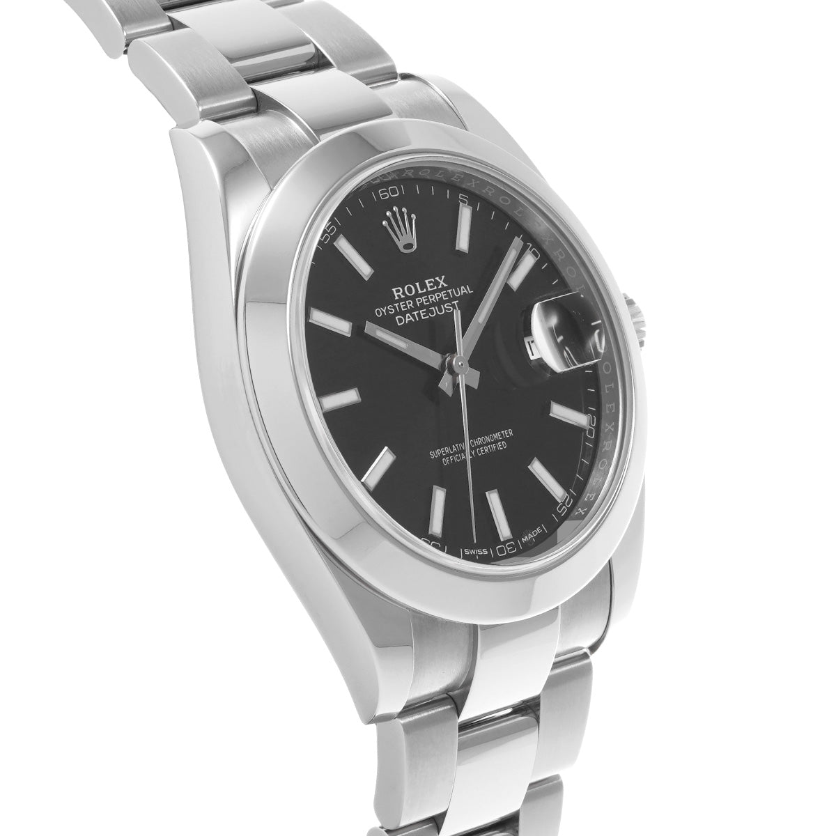 DATE JUST 41 126300 Random Serial Black ROLEX Men's [Pre-owned].