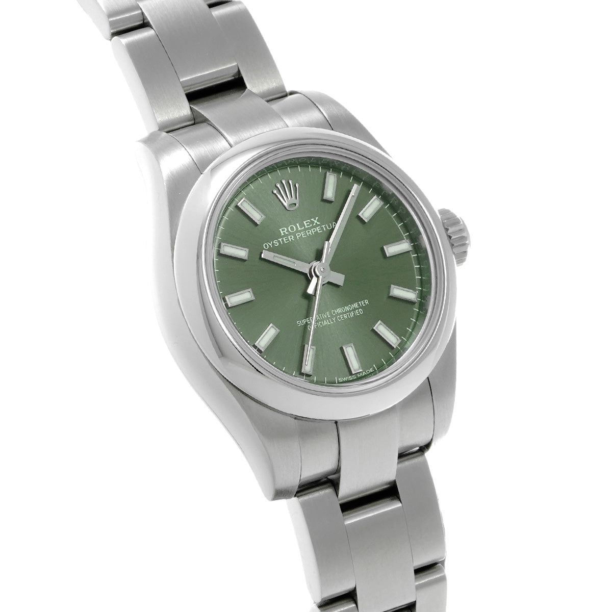 Oyster Perpetual 26 176200 Random Serial Olive Green ROLEX Ladies [Used].