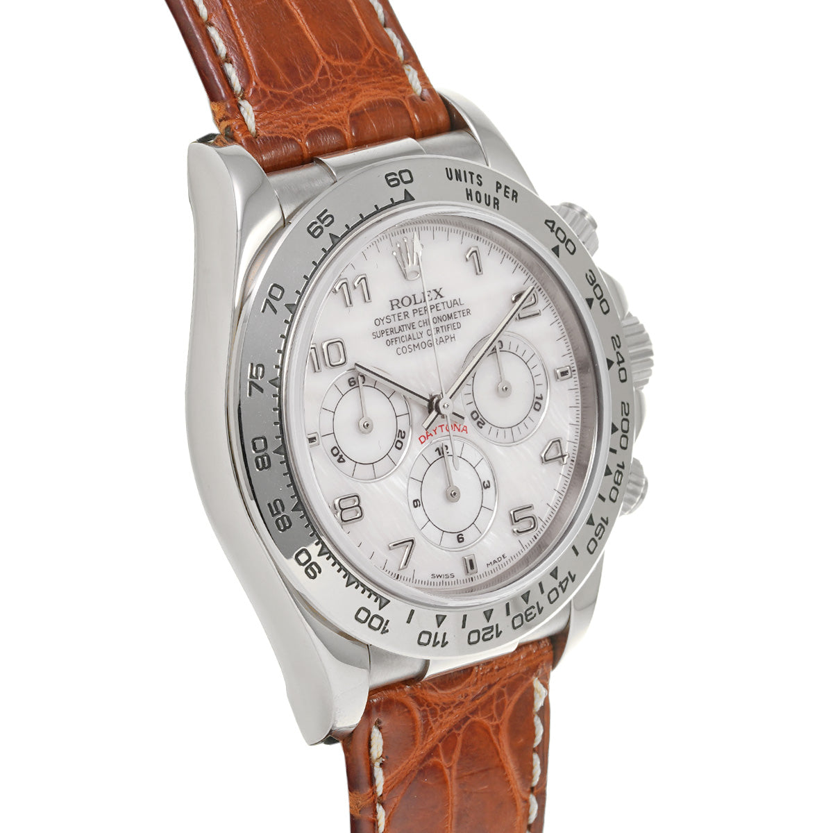 Cosmograph Daytona 116519NA A (manufactured around 1999) White MOP/Diamond ROLEX Men's [Pre-Owned].