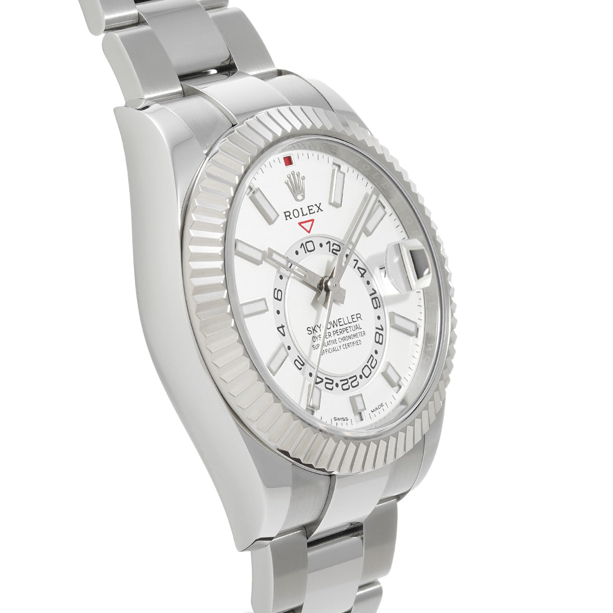 SKYDWELLER 326934 Random Serial White ROLEX Men's [Pre-Owned].