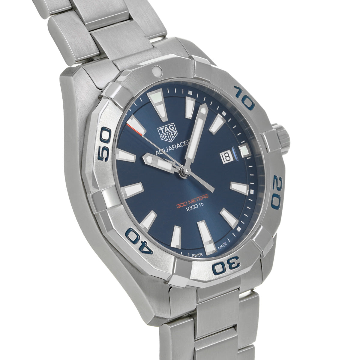 Aquaracer Quartz WBD1112.BA0928 Blue TAG HEUER Men's [Pre-Owned].