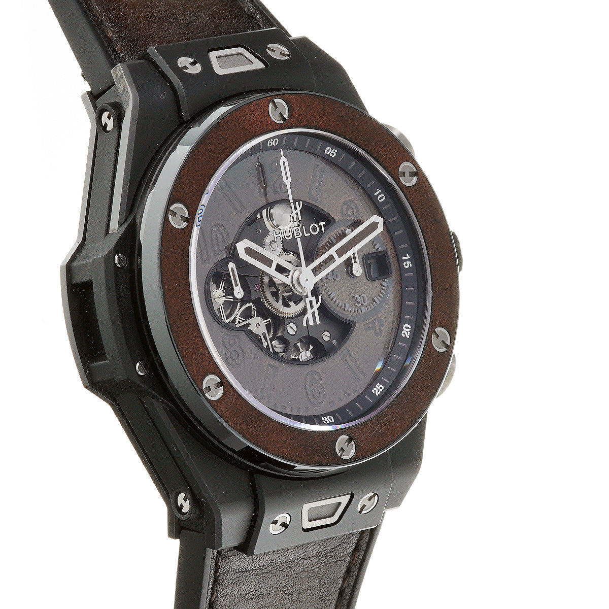 Big Bang Unico Berluti Cold Brown 411.CI.0500.VR.BER20 Brown HUBLOT Men's [Pre-owned].