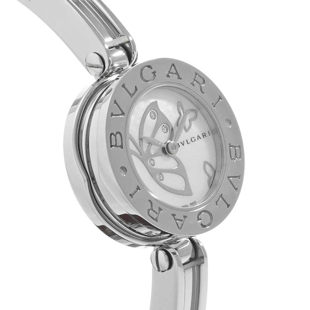 BZ22S White MOP/Diamond BVLGARI Ladies [Pre-Owned].