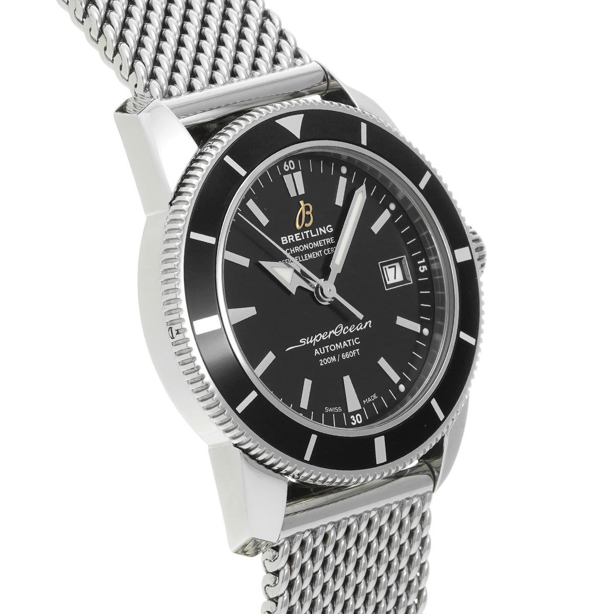Super Ocean Heritage 42 A1732124/BA61 Black BREITLING Men's [Pre-Owned].