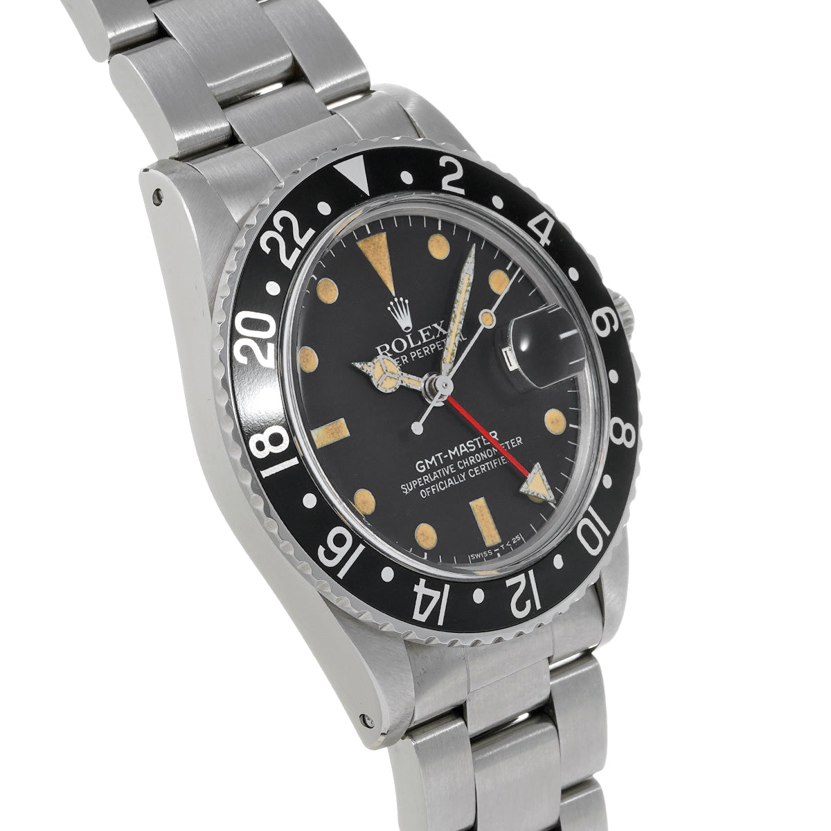 GMT Master 16750 66s (manufactured circa 1981) Black ROLEX Men's [Pre-Owned].