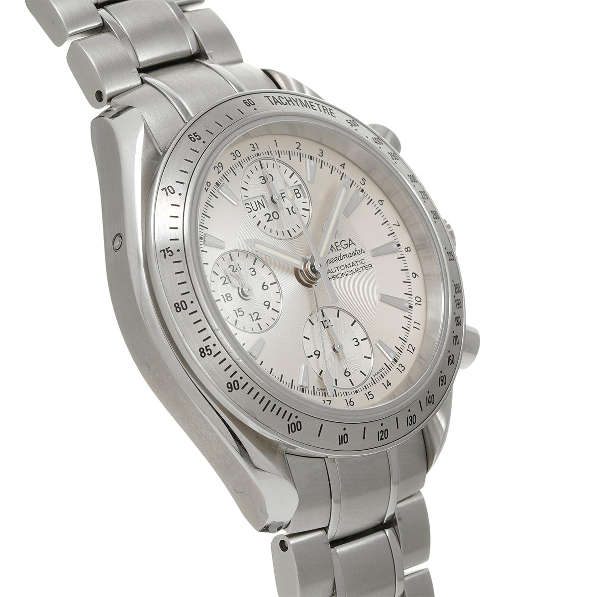 3221.30 Speedmaster Triple Calendar Silver OMEGA Men's [Pre-Owned].