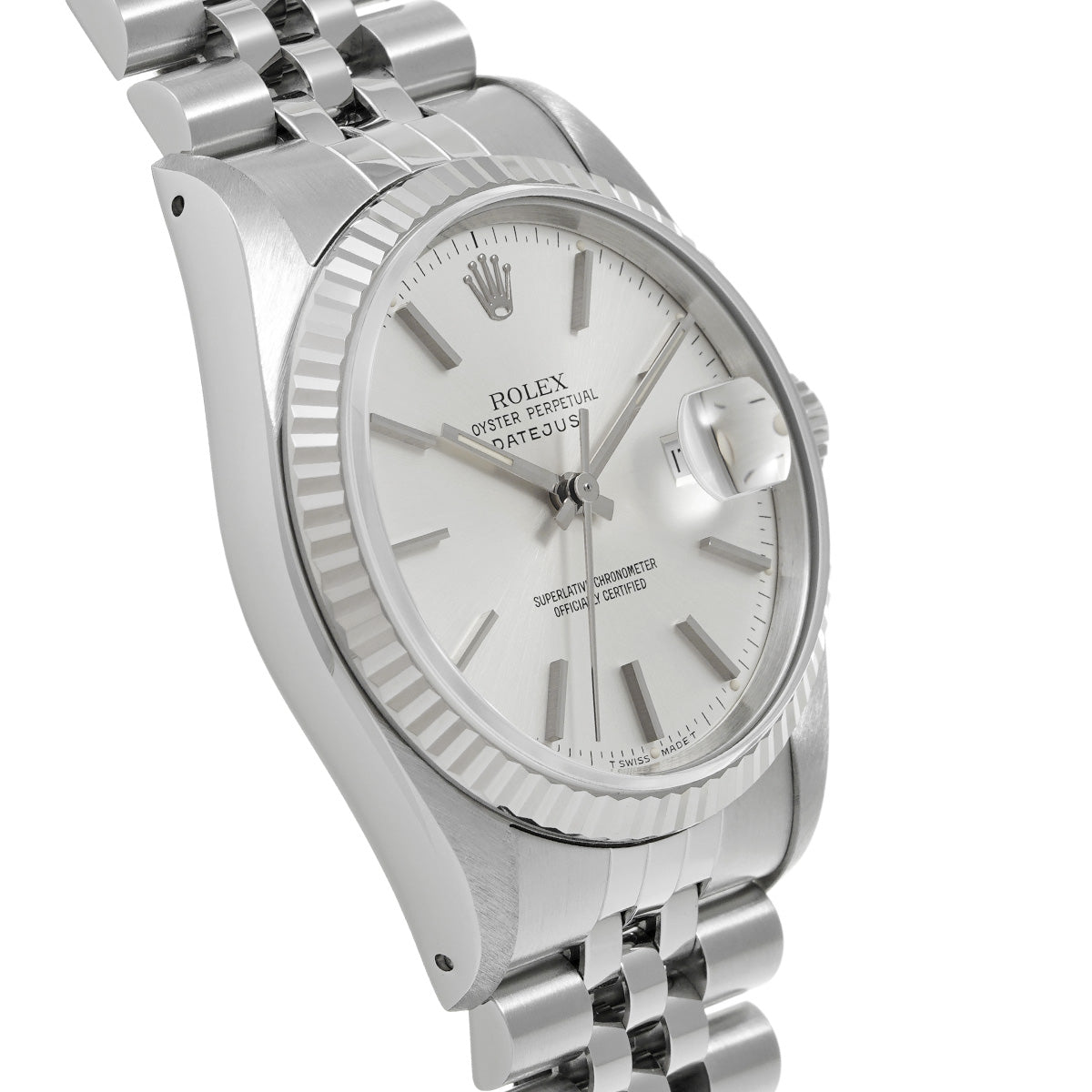 DATE JUST 16234 X (manufactured circa 1991) Silver ROLEX Men's [Pre-Owned].
