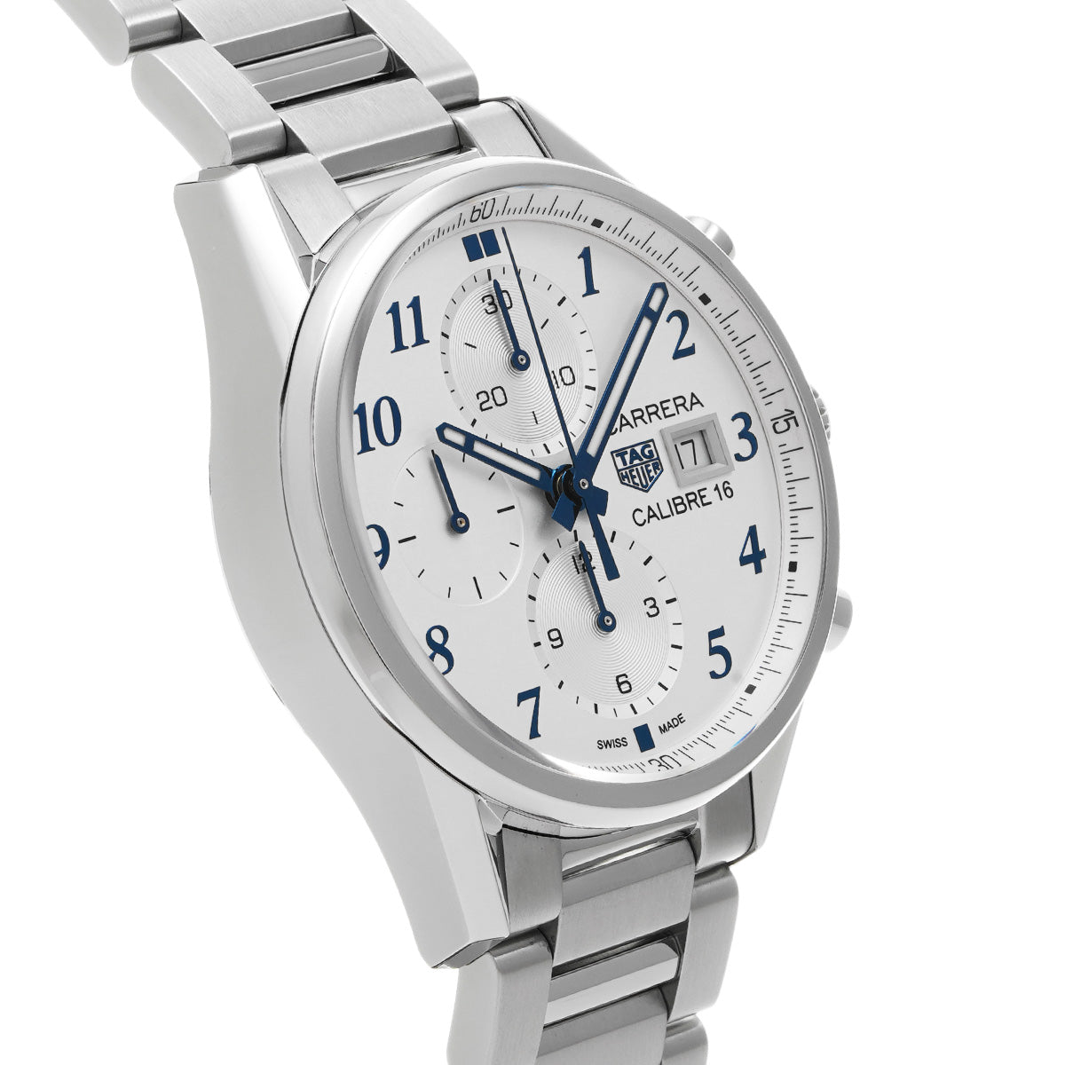 CARRERA Calibre 16 Chronograph Japan Special Edition CBK2114.BA0715 Silver TAG HEUER Men's [Pre-Owned]