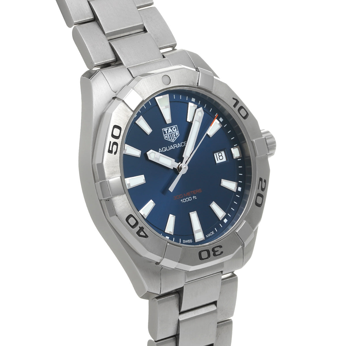 Aquaracer Quartz WBD1112.BA0928 Blue TAG HEUER Men's [Pre-Owned].