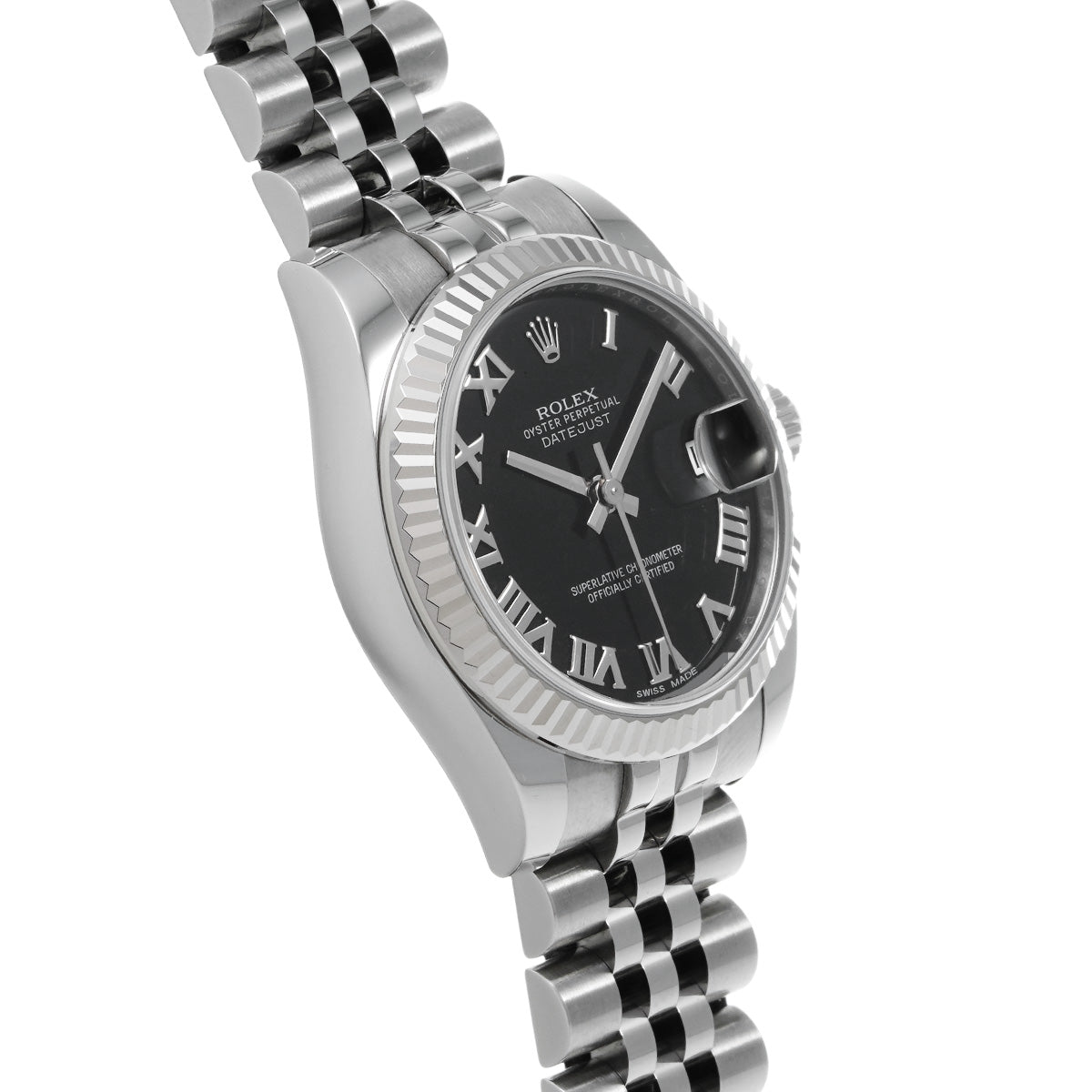 DATE JUST 31 178274 Random Serial Black ROLEX Unisex [Pre-owned].