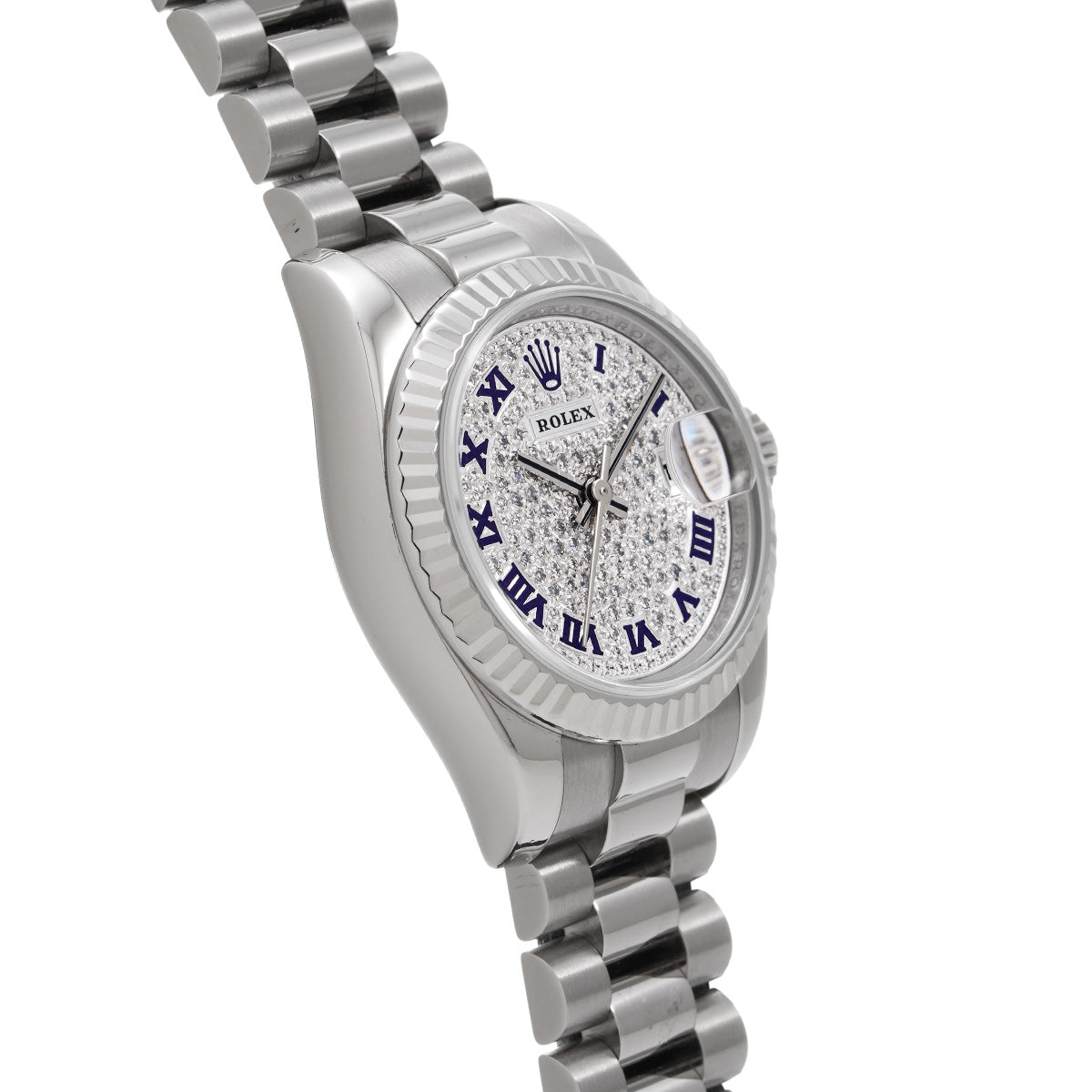 Datejust 179179 Z (manufactured circa 2006) Pav Diamond ROLEX Ladies [Pre-Owned].