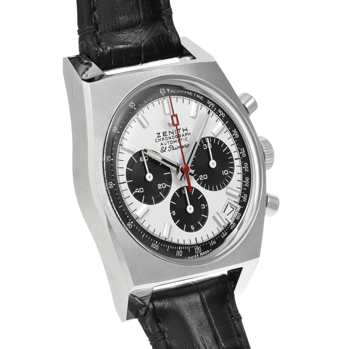 03.A384.400/21.C815 Chronomaster A384 Revival White/Black ZENITH Men's [Pre-Owned].