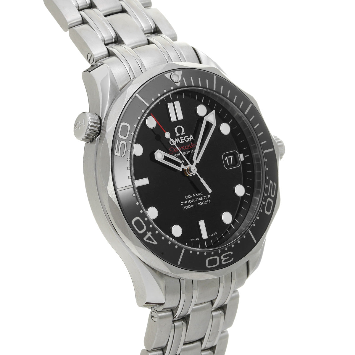 Seamaster Diver 300 Co-Axial 212.30.41.20.01.003 Black OMEGA Men's [Pre-Owned].