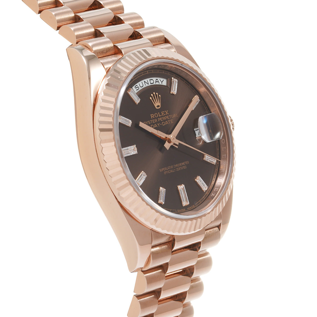 Day Date 40 228235A Random Serial Chocolate Brown ROLEX Men's [Pre-Owned].