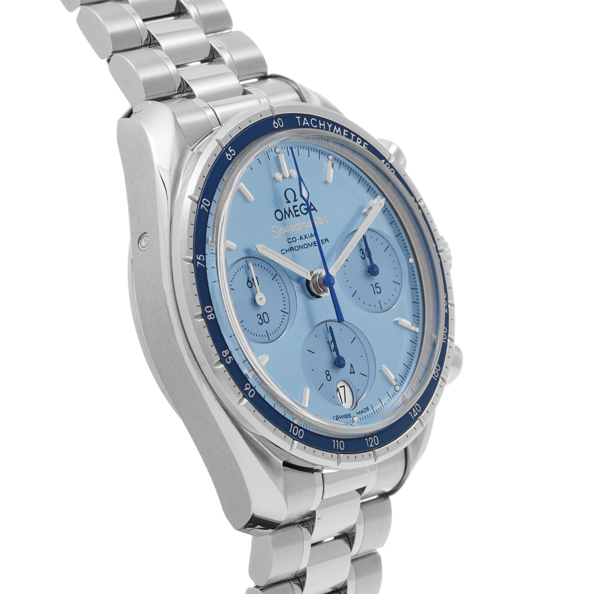 Speedmaster 38 Co-Axial 324.30.38.50.03.001 Blue OMEGA Unisex [Pre-Owned].