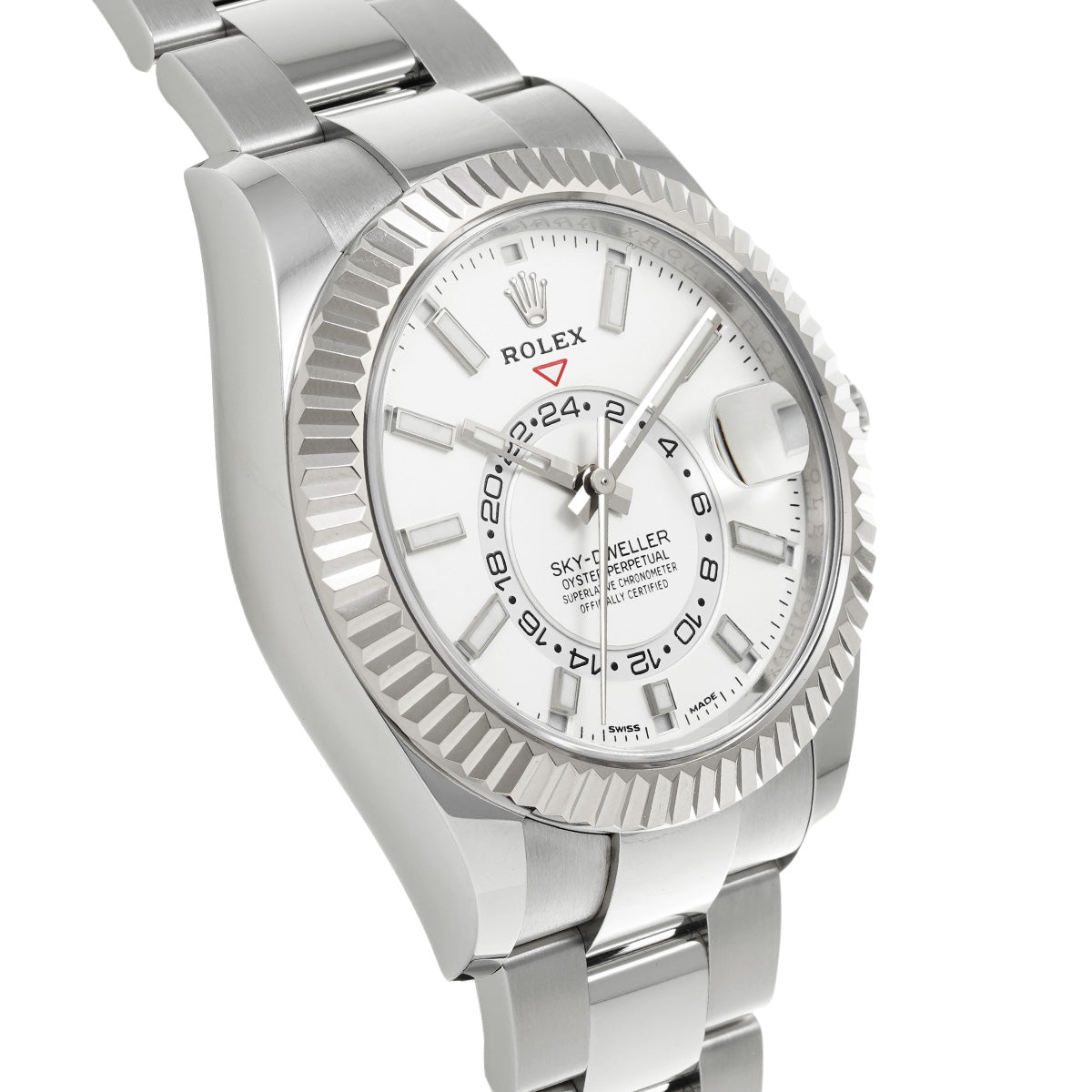 SKYDWELLER 326934 Random Serial White ROLEX Men's [Pre-Owned].