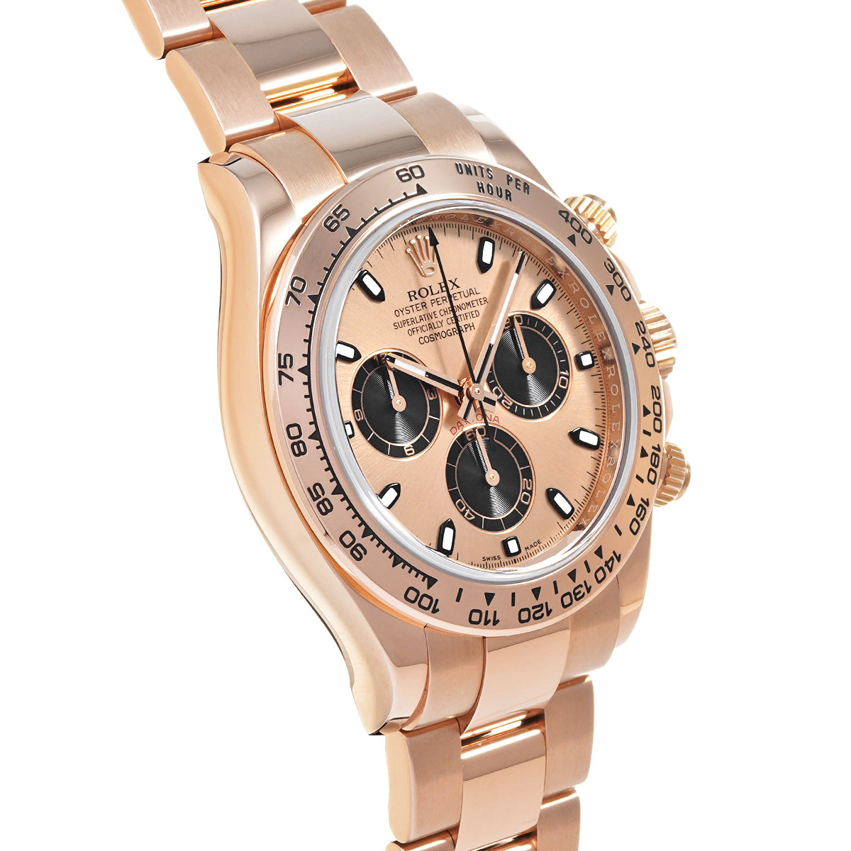 Cosmograph Daytona 116505 V (manufactured circa 2009) Pink/Black ROLEX Men's [Pre-Owned].