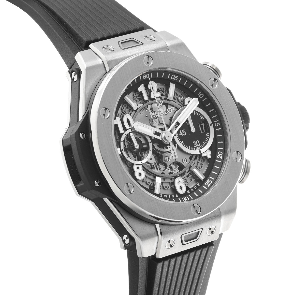 Big Bang Unico Titanium 421.NX.1170.RX Black Skeleton HUBLOT Men's [Pre-Owned].