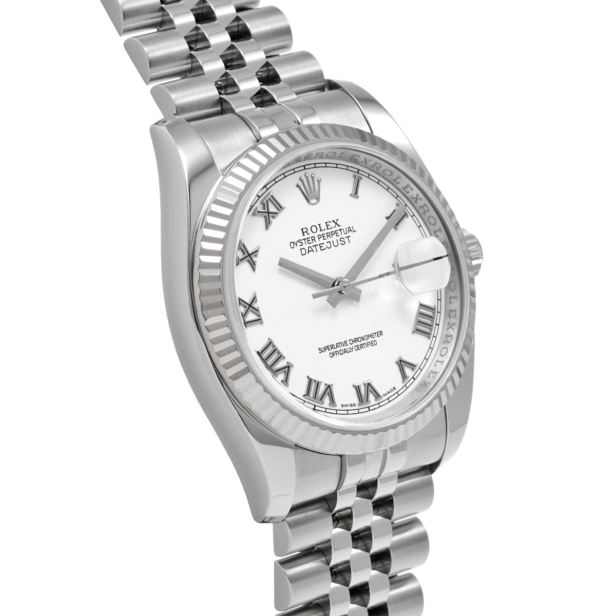 DATE JUST 116234 M (made around 2007) White ROLEX Men's [Pre-Owned].