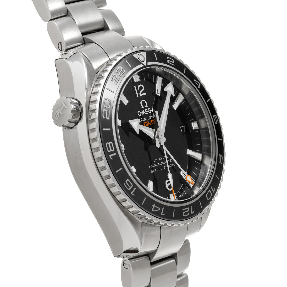 232.30.44.22.01.001 Seamaster Planet Ocean 600 Co-Axial GMT Black OMEGA Men's [Pre-Owned].