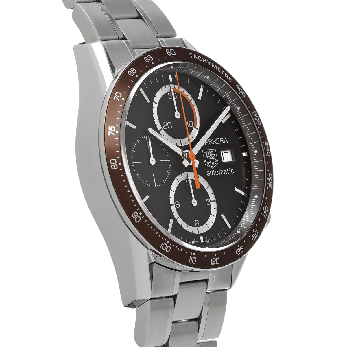 CARRERA Tachymeter Chronograph Calibre 16 CV2013.FC6206 Brown TAG HEUER Men's [Pre-Owned].