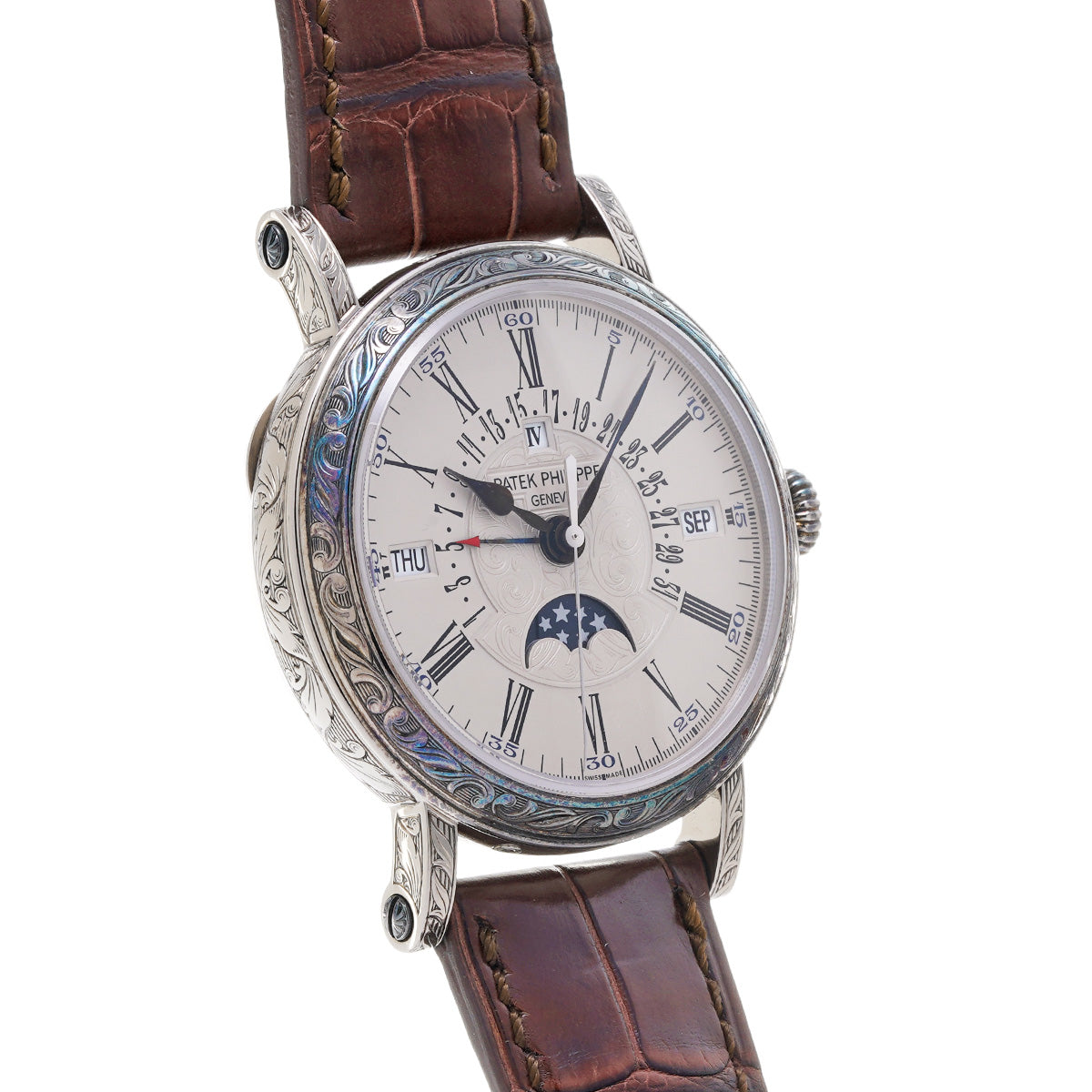 Grande Complication Perpetual Calendar 5160G-001 Silver PATEK PHILIPPE Men's [Pre-Owned].