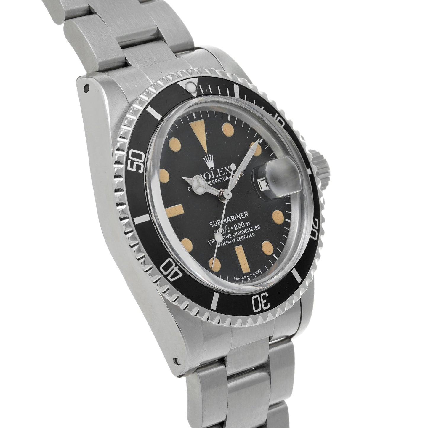 Submariner date mark2 1680 53s (manufactured circa 1977) Black ROLEX men's [used].