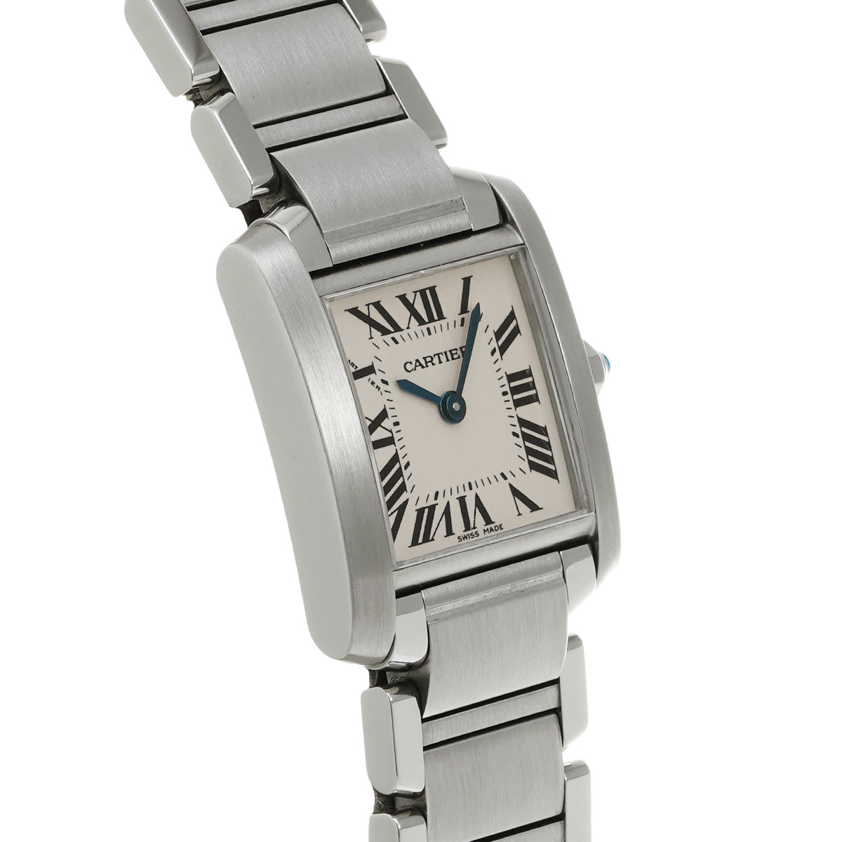 Tank Francaise SM W51008Q3 Silver CARTIER Ladies [Pre-owned]