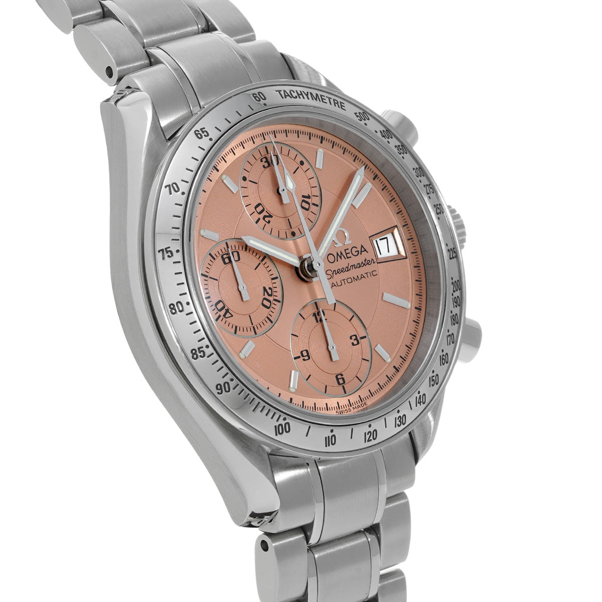 Speedmaster Date 3513.60 Salmon Pink OMEGA Men's [Pre-Owned].