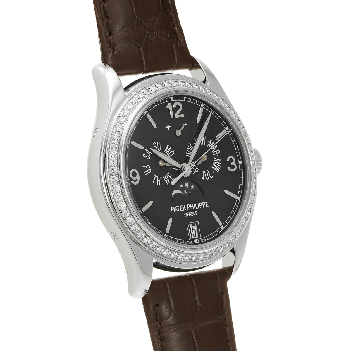 Complication Annual Calendar Moonphase 5147G-001 Black PATEK PHILIPPE Men's [Pre-Owned].