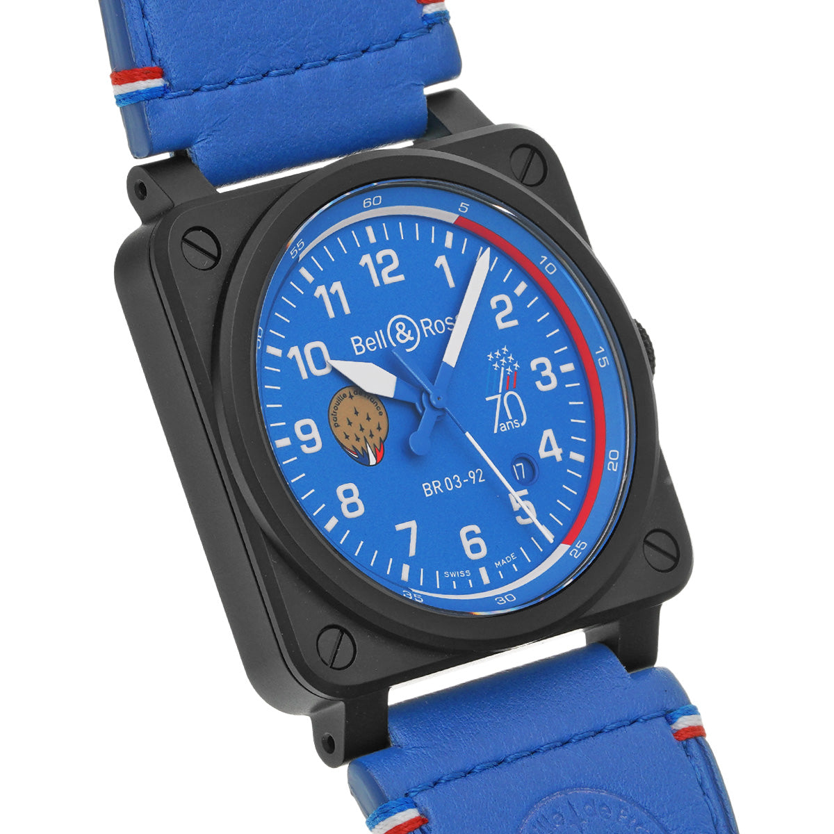 BR-03 Patrouille de France 70th Anniversary BR0392-PAF7-CE/SCA Blue Bell &amp; Ross Men's [pre-owned]