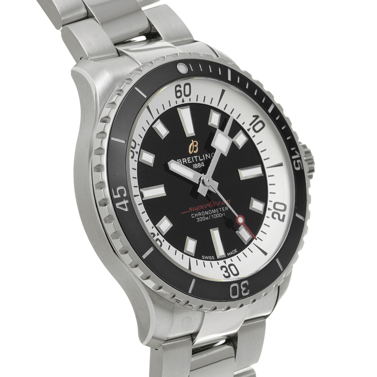 A17375211B1A1 Super Ocean Automatic 42 Black BREITLING Men's [Pre-Owned].