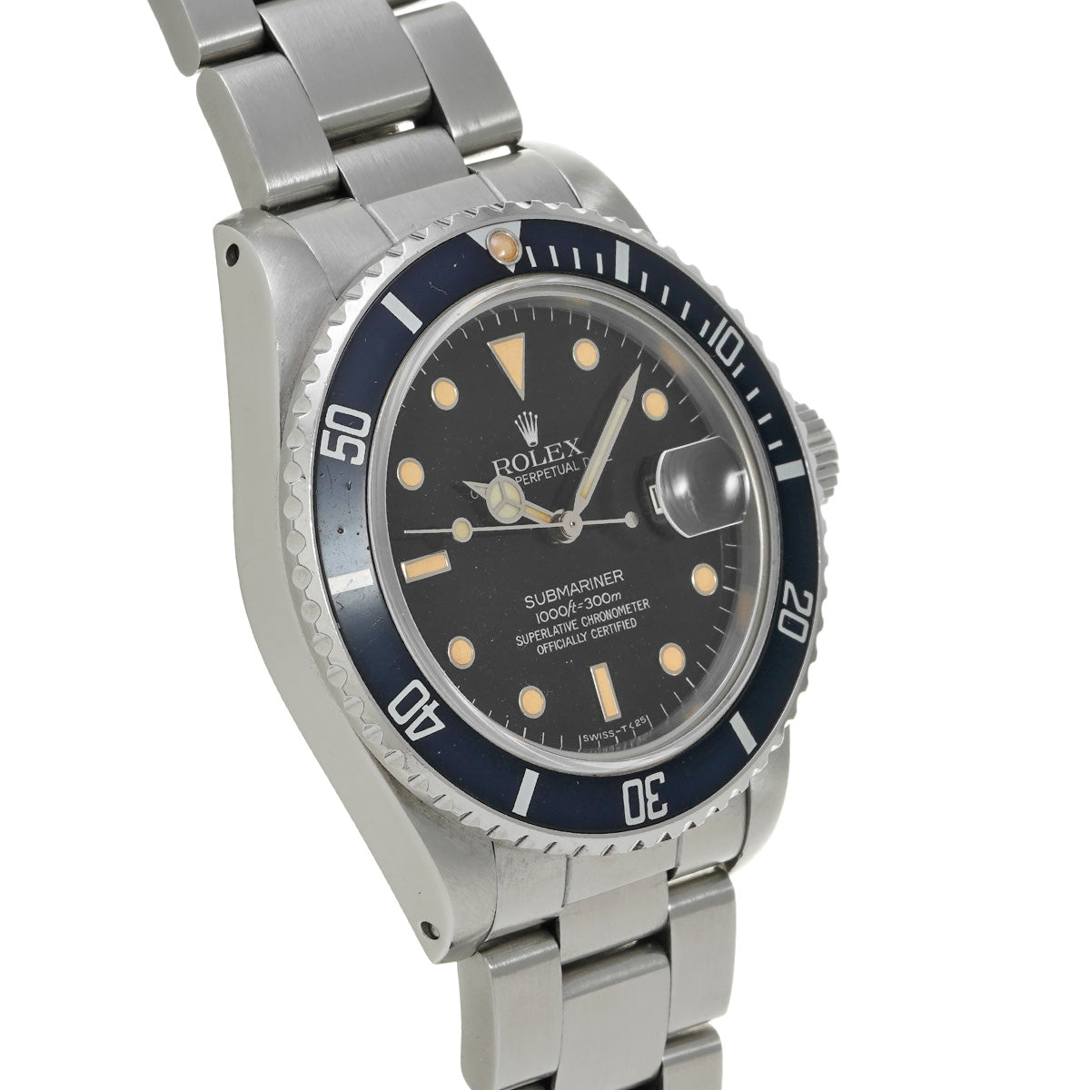 Submariner Date 16800 83s (manufactured circa 1983) Black ROLEX Men's [Pre-Owned].